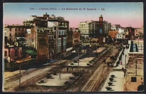 AK Casablanca, Le Boulevard du 4e Zouaves
