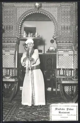 AK Tanger, Restaurant Marbaba Palace, Porte de la Casbah, Garcon