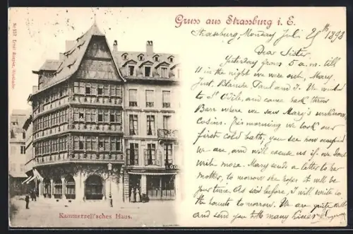 AK Strassburg i. E., Kammerzellsches Haus
