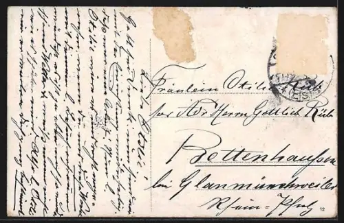 AK Strassburg, Kaiserplatz mit Palast und Theater