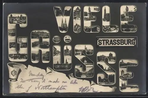 AK Strassburg, Verschiedene Ortsansichten