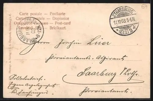 AK Strassburg i. E., Kleberplaatz mit Münster aus der Vogelschau