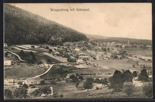 AK Wangenburg, Ortsansicht mit Schneetal
