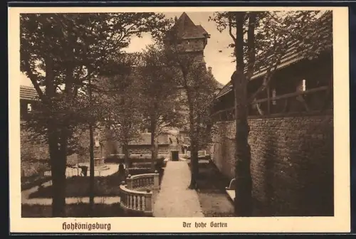 AK Hohkönigsburg, Der hohe Garten