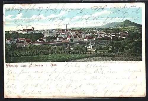 AK Zabern i. Els., Gesamtansicht mit Umgebung