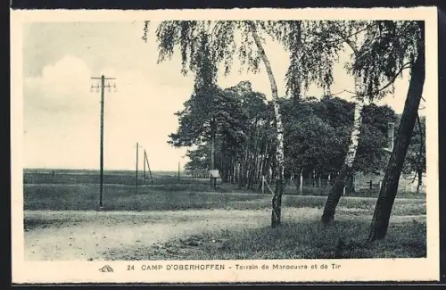 AK Camp d`Oberhoffen, Terrain de Manoeuvre et de Tir