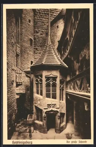 AK Hohkönigsburg, die grosse Schnecke