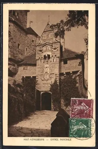 AK Haut-Koenigsbourg, Entrée Principale