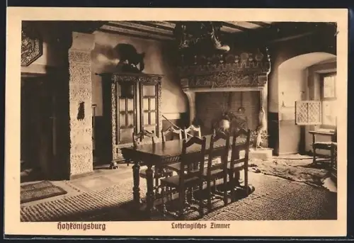 AK Hohkönigsburg, Lothringisches Zimmer