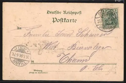 Lithographie Sulz u. Wald, Drei Frauen in Trachten