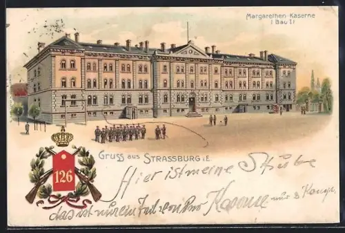 AK Strassburg i. E., Margarethen-Kaserne