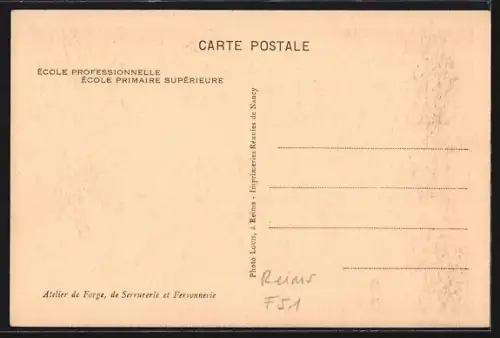 AK Reims, Atelier de Forge, de Serrurerie et Ferronnerie