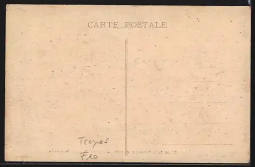 AK Troyes, Fêtes de la Bonneterie 1925, Char de l`Harmonie Industrielle