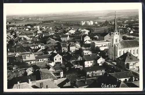 AK Cáslav, Stadt aus erhöhter Perspektive