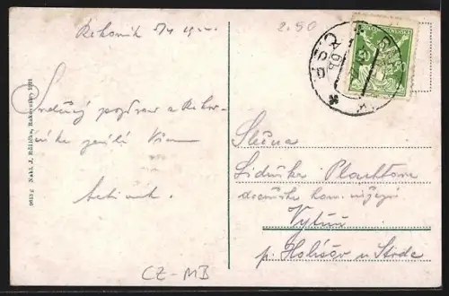 AK Rakovnik, Ort aus erhöhter Perspektive