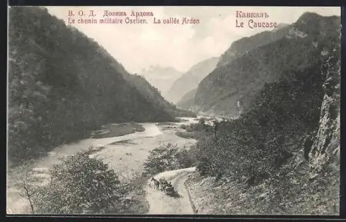 AK Georgien, Le chemin militaire Osetien, La vallée Ardon