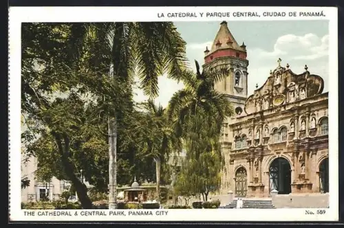 AK Panama City, The Cathedral and Park