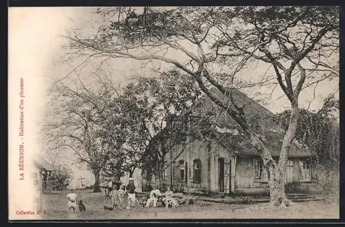 AK La Réunion, Habitation d`un planteur