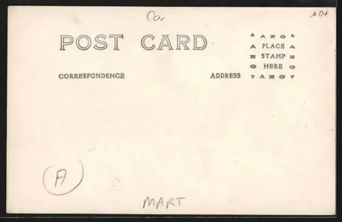 Foto-AK Martinique, Village scene