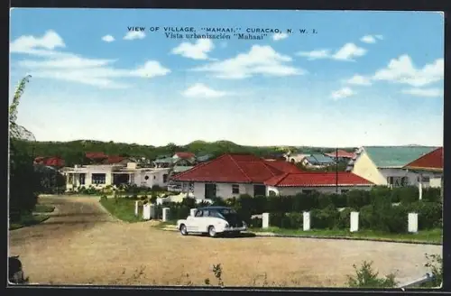 AK Curacao /N.W.I., View of village Mahaai