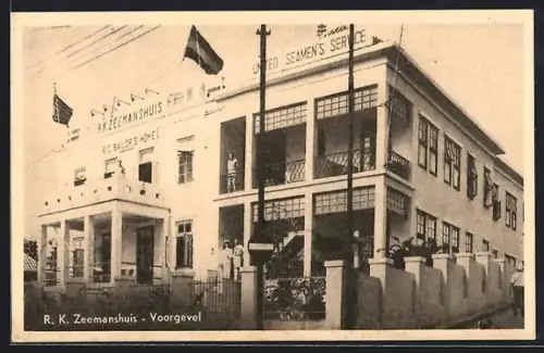 AK Curacao, R. K. Zeemanshuis, Voorgevel