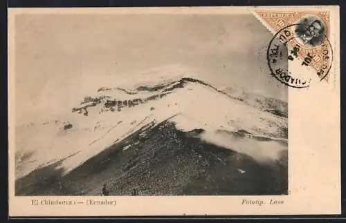 AK Chimborazo /Ecuador, Volcán Chimborazo