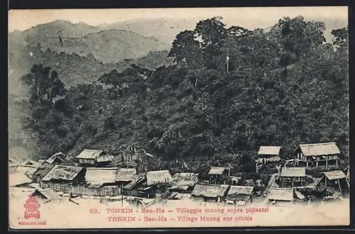 AK Bao-Ha, Village Muong sur pilotis