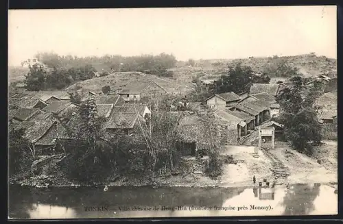 AK Tonkin, Ville chinoise de Hong-Hin, frontière francaise près Moncay