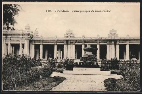 AK Tourane, Facade principale du Musée Cham