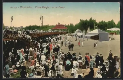 AK Montevideo, Playa Ramirez en la Arena