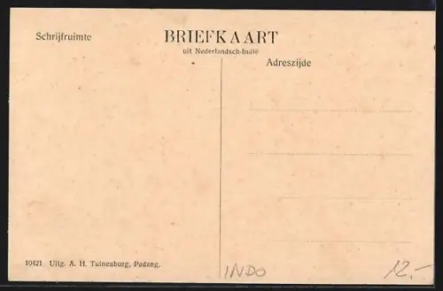 AK Moeara te Padang, Uferpartie mit nahestehenden Häusern