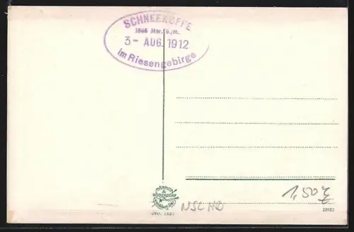 AK Brückenberg, Gesamtansicht, Schneekoppe, Bergschmiede, Schlingelbaude, Kirche Wang, Brotbaude, kleiner Teich