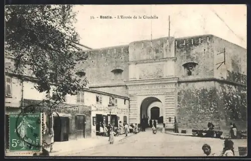 AK Bastia, L`entrée de la citadelle