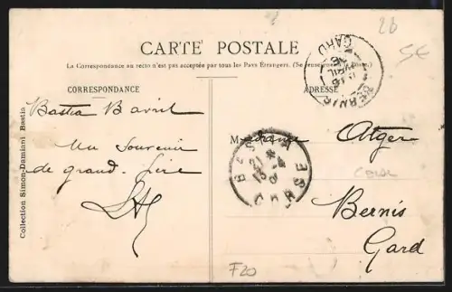 AK Bastia, L`entrée de la citadelle