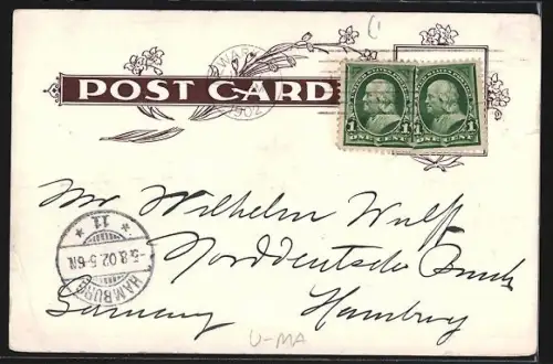 AK Boston, MA, Trinity Church, Westminster Hotel, Art Museum, Public Library, Symphony Hall, Horticultural Hall