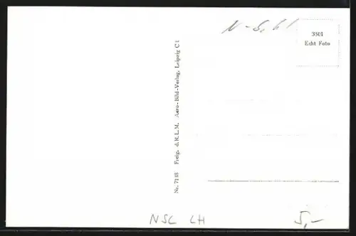 AK Grüssau i. Schles., Benediktiner-Abtei, Fliegeraufnahme