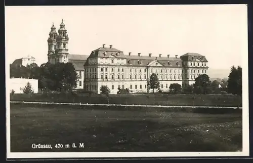 AK Grüssau, Kloster, Südflügel