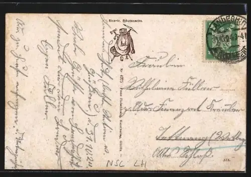 AK Landeshut i. Schl., Teilansicht vom Burgberge gesehen