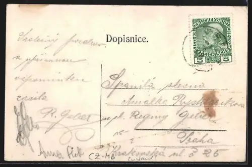 AK Vodolka, Panorama, Velká Ves