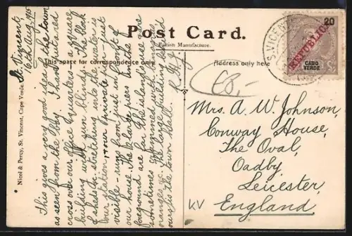 AK St. Vincent, General View of Town from West