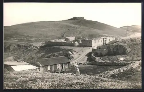 AK Jerusalem, Panorama mit Araber
