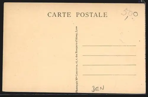 AK Cové, Un coin du marché, Strohhütten am Markt