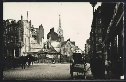 AK Lille, Zerstörte Ortspartie