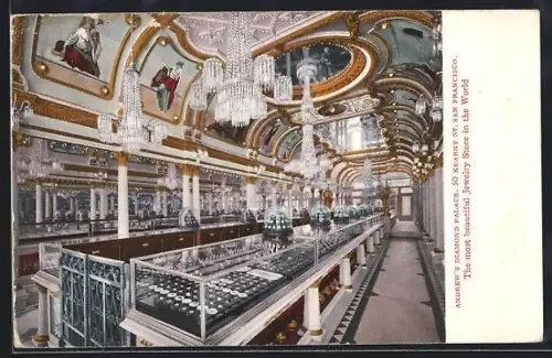 AK San Franciscco, CA, Andrew`s Diamond Palance, 50 Kearny Street