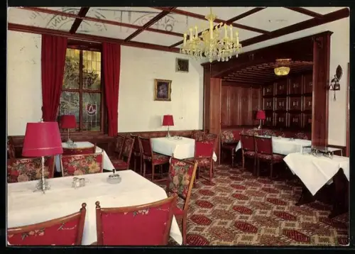 AK Höpen b. Schneverdingen, Hotel-Landhaus Höpen, Innenansicht