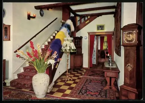 AK Höpen b. Schneverdingen, Hotel-Landhaus Höpen, Innenansicht