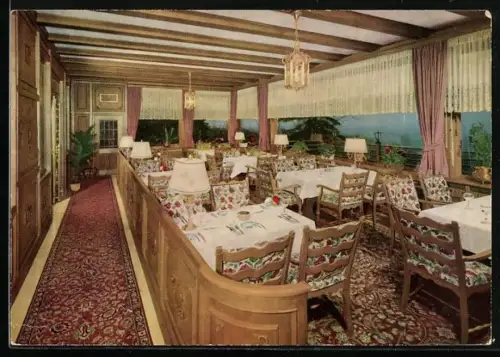 AK Höpen b. Schneverdingen, Hotel-Heide-Landhaus Höpen, Innenansicht