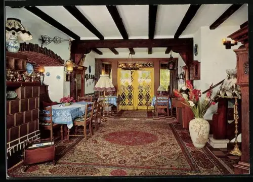 AK Höpen b. Schneverdingen, Hotel-Landhaus Höpen, Innenansicht