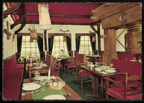 AK Frankfurt am Main, Weinhaus Schwarzer Stern, 1. Etage: Zur alten Weinkelter