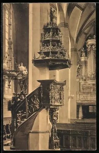 AK Merseburg, Kanzel im Dom